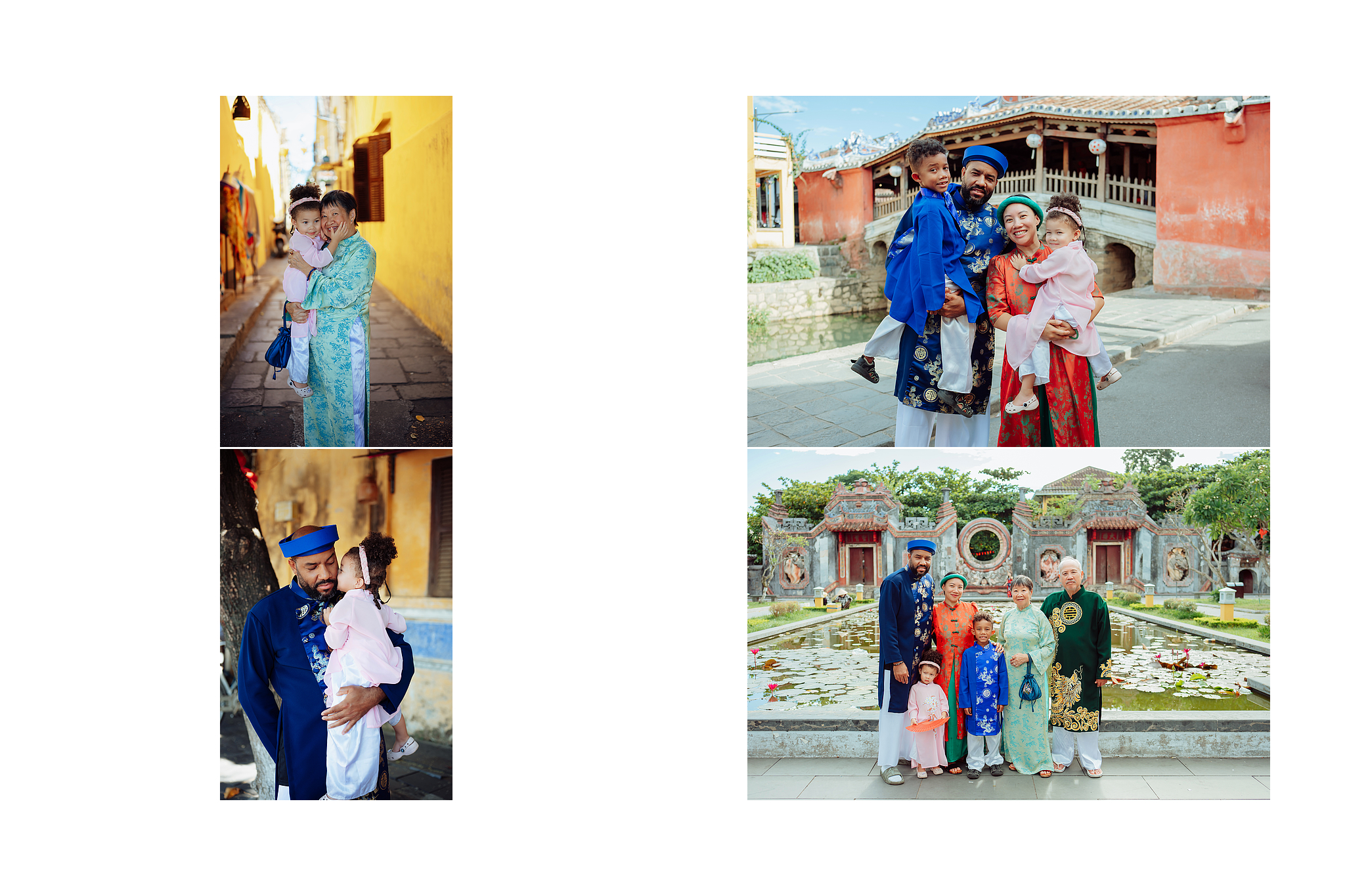 A beautiful family, a special time together, and lovely memories in Hoi An. ❤️